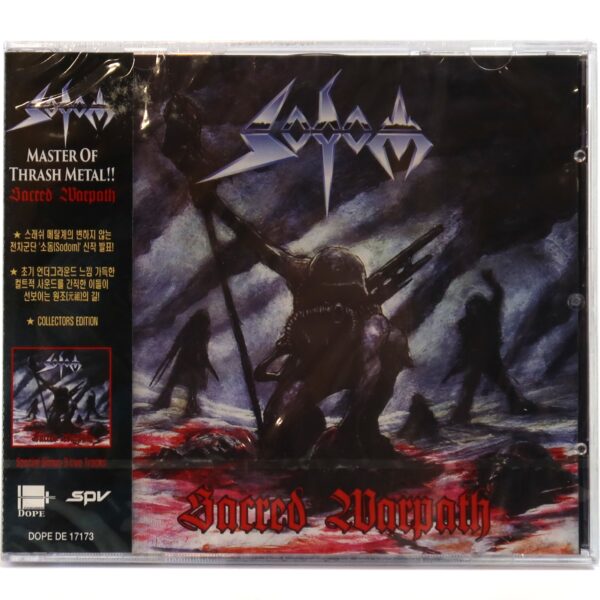 Sodom - Sacred Warpath Korean Album CD Sealed Korea OBI
