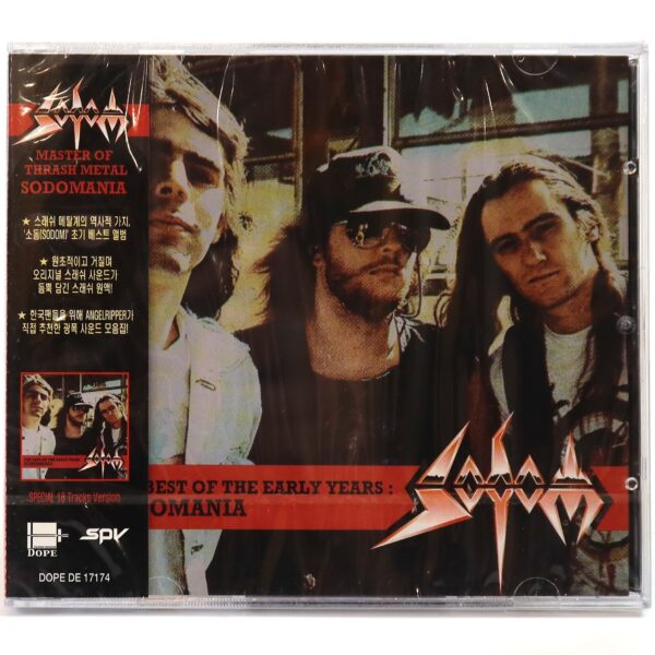 Sodom - Sodomania Best Of The Early Years Korean Album CD Sealed Korea OBI