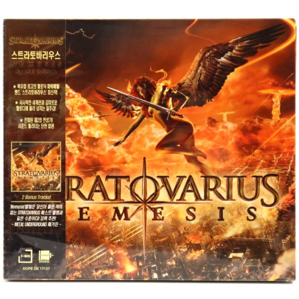 Stratovarius ‎– Nemesis Korean Album CD Digipak Sealed Korea OBI