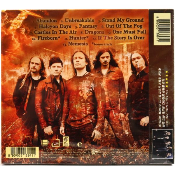 Stratovarius ‎– Nemesis Korean Album CD Digipak Sealed Korea OBI
