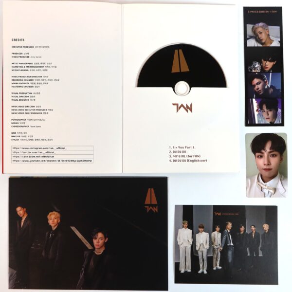 Tan - 1Tan Limited Edition Signed Autographed CD Album K-Pop 2022