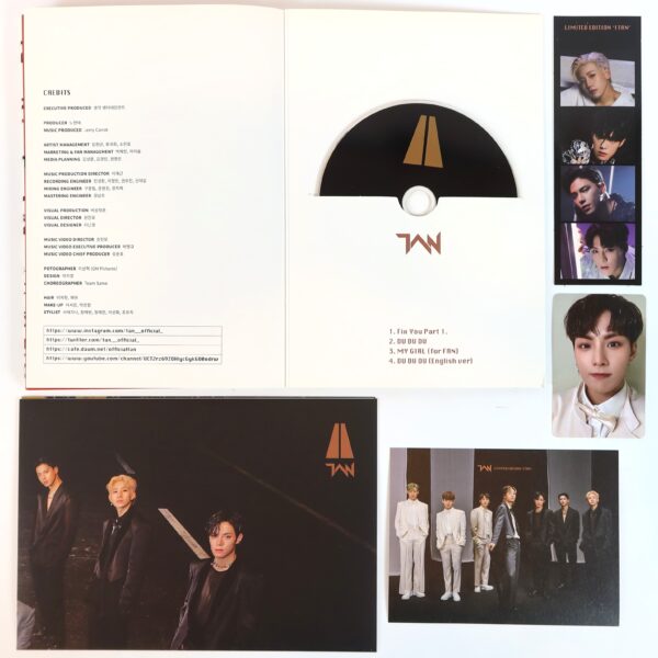 Tan - 1Tan Limited Edition Signed Autographed CD Album K-Pop 2022 2