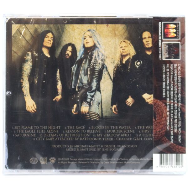 Arch Enemy - Will To Power Korean Album CD Sealed Korea OBI