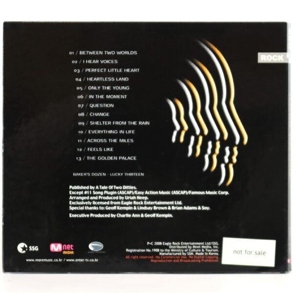 Uriah Heep ‎– Sonic Origami Korean Album CD Digipak Promo Korea