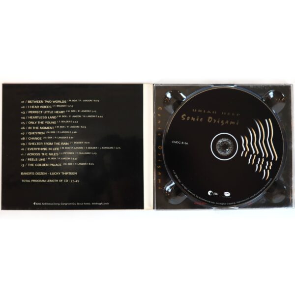 Uriah Heep ‎– Sonic Origami Korean Album CD Digipak Promo Korea