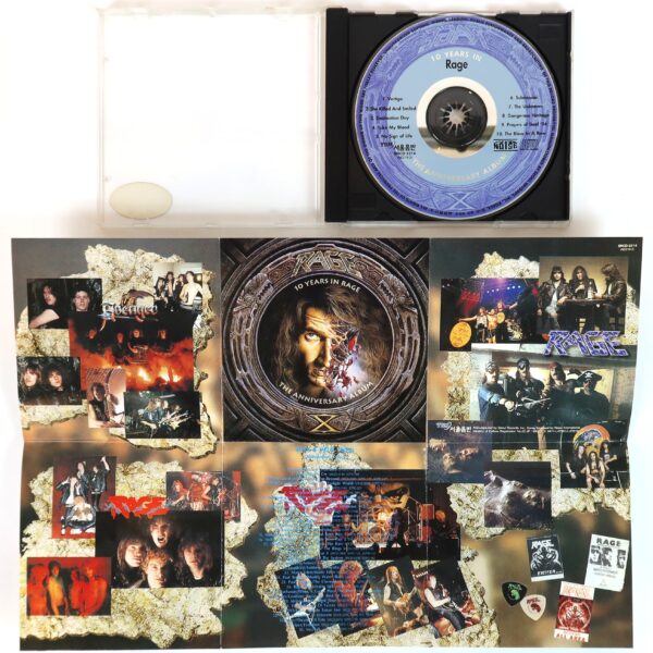 Rage - 10 Years In Rage The Anniversary Album Korean CD Korea