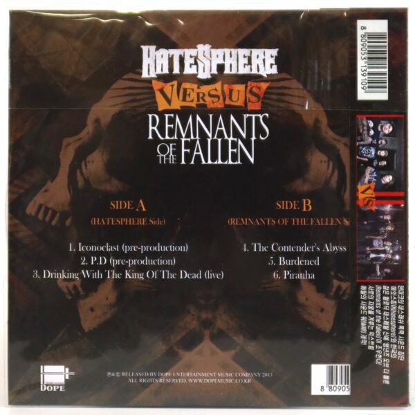 Hatesphere Versus Remnants Of The Fallen Split Album CD Korean Metal 2013