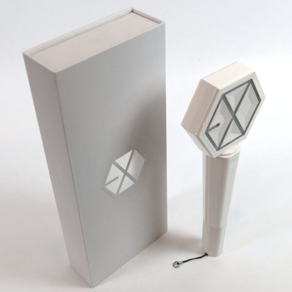 Exo Official Light Stick Ver. 2 + Sehun Strap White Lightstick
