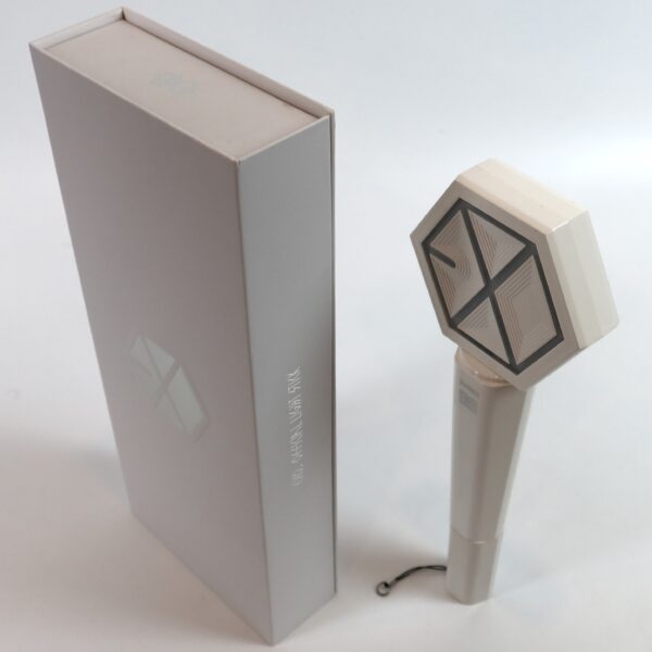 Exo Official Light Stick Ver. 2 + Sehun Strap White Lightstick