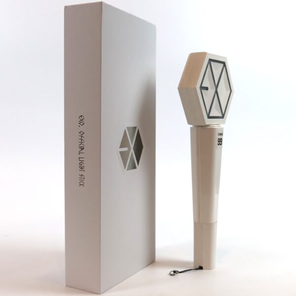 Exo Official Light Stick Ver. 2 + Sehun Strap White Lightstick