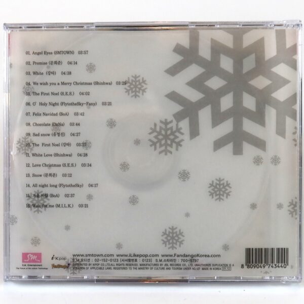 Winter Vacation In SMtown Angel Eyes (2001) Album CD BoA S.E.S. M.I.L.K Shinhwa