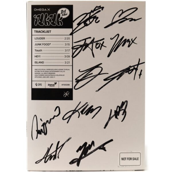 Omega X - IYKYK [Off Ver.] 3rd Mini Album Signed Promo CD Album 2023 [read]