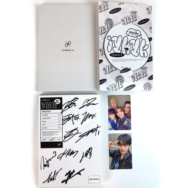 Omega X - IYKYK [Off Ver.] 3rd Mini Album Signed Promo CD Album 2023 [read]