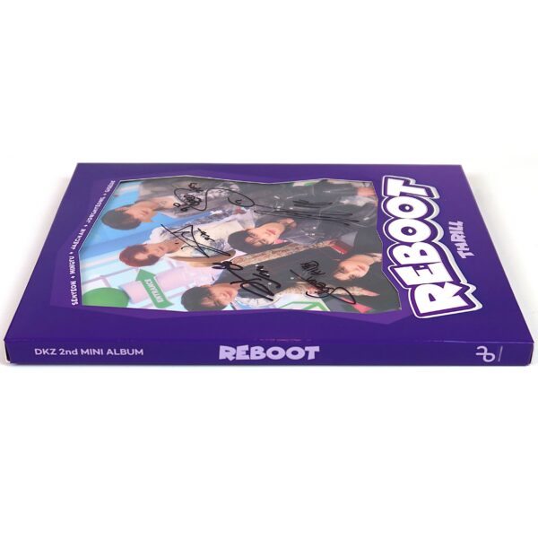 DKZ - Reboot [Thrill Ver.] 2nd Mini Album Signed CD Promo 2024 Dongkiz