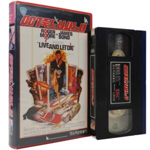 Live and Let Die (1972) James Bond 007 Korean VHS Rental [NTSC] Korea