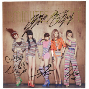 4Minute - 4Minutes Left 1st Album Signed Autographed Promo CD 2011 [read]