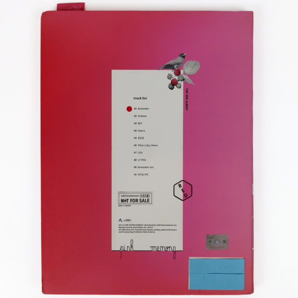Apink - Pink Memory 2nd Album Signed CD Promo 2015 K-Pop