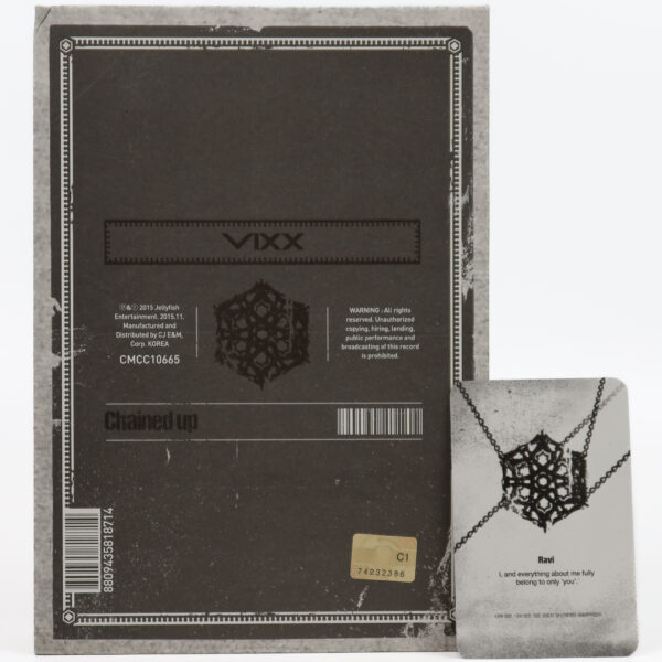 Vixx - Chained Up [Freedom Ver.] Album CD Ravi Photocard + Ravi Instructions