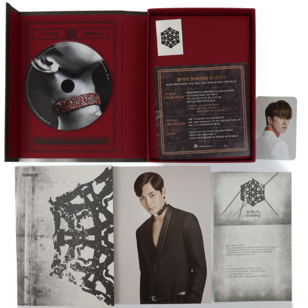 Vixx - Chained Up [Control Ver.] Album CD Ken Photocard + Hongbin Contract 2015