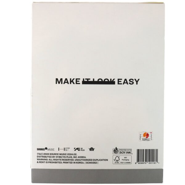 Le Sserafim - Easy 3rd Mini Album Signed Autographed CD Album Promo 2024