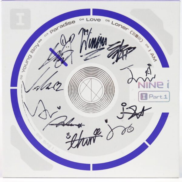 NINE.i - [I (Part.1)] 2nd Mini Album Signed Autographed Promo CD 2022 [read]