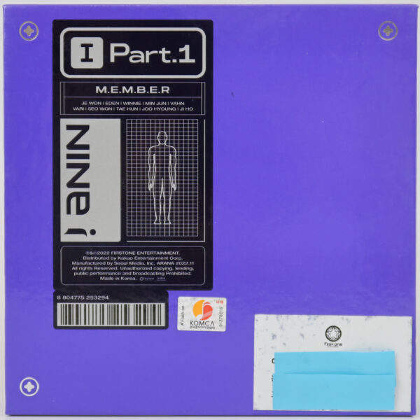 NINE.i - [I (Part.1)] 2nd Mini Album Signed Autographed Promo CD 2022 [read]