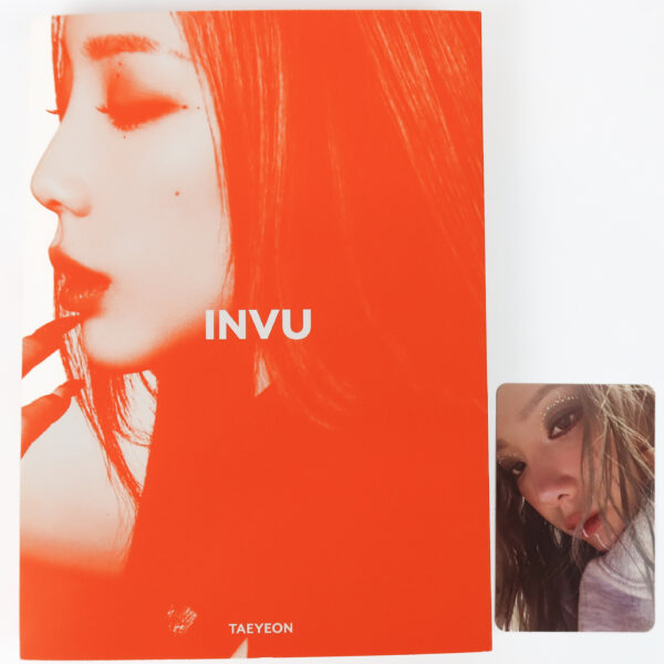 Taeyeon - Invu [Orange Ver.] 3rd Album CD + PC 2022