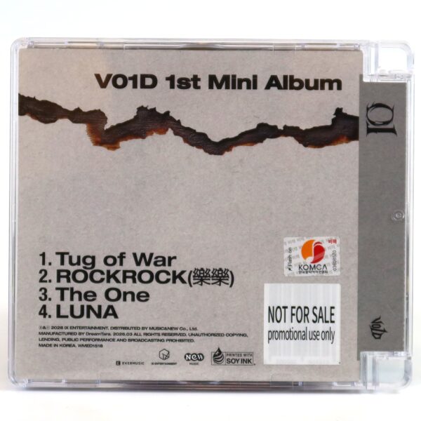 V01D - 01 1st Mini Album Signed Autographed CD Promo 2026 K-Pop K-Rock Void