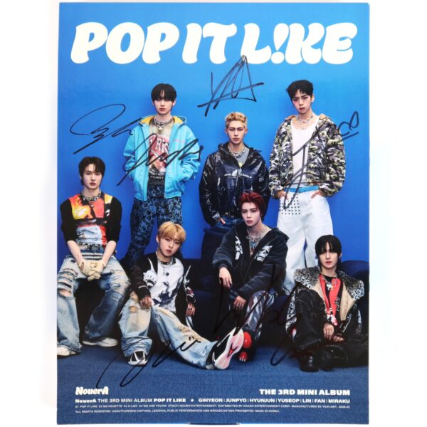NouerA - Pop It Like [Pop Ver.] Signed Autographed 3rd Mini Album CD Promo 2026