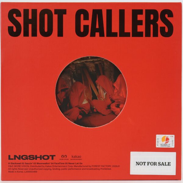 LNGSHOT - Shot Callers 1st EP Album Signed CD Promo 2026 - Korea Disco