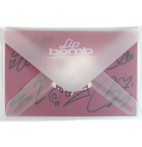 Rescene - Lip Bomb Signed Autographed Showcase Invitation 2025