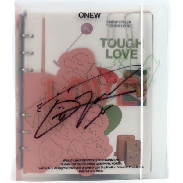 Onew - Tough Love 5th Mini Album Signed Autographed Promo CD 2026 Shinee