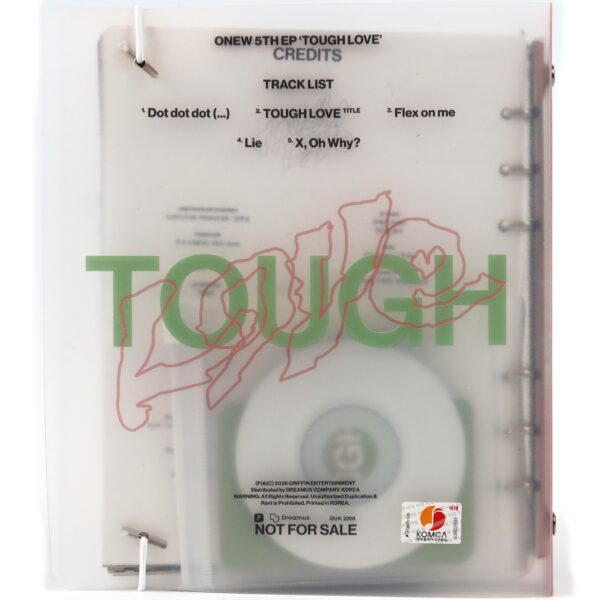 Onew - Tough Love 5th Mini Album Signed Autographed Promo CD 2026 Shinee