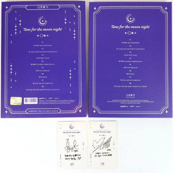 GFriend - Time For The Moon Night [Night Ver.] 6th Mini Album CD + PCs 2018