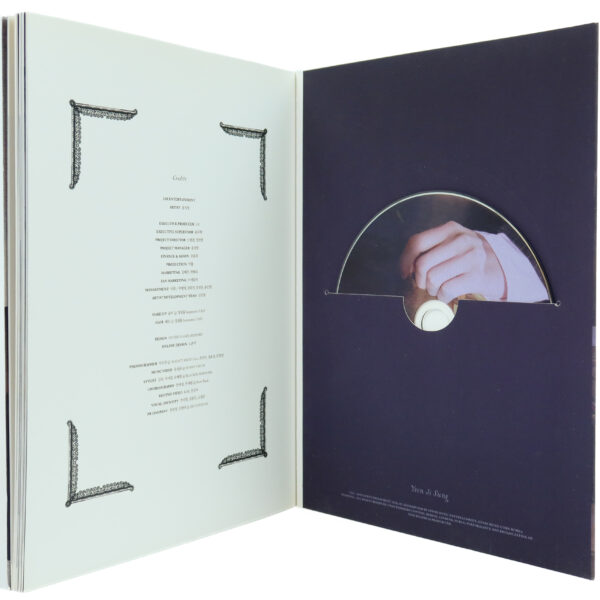 Yoon Ji Sung - Aside [Black Ver.] 1st Mini Album Signed Promo CD Wanna One 2