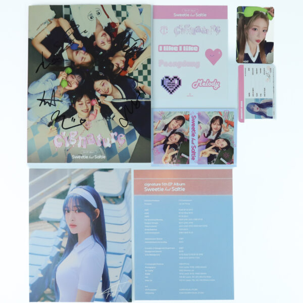 Cignature - Sweetie But Saltie [Sweetie Ver.] Signed CD Promo Album 2024