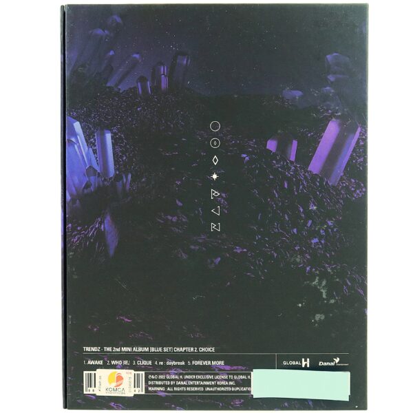 Trendz - Blue Set Chapter 2 [Choice] 2nd Mini Album Signed Promo CD 2022