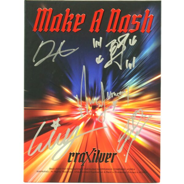 IMG_6112 CraXilver - Make A Dash 1st Mini Album Signed CD Promo Rock K-Pop 2022