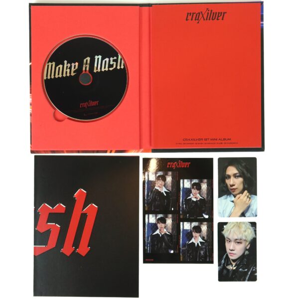 IMG_6116 CraXilver - Make A Dash 1st Mini Album Signed CD Promo Rock K-Pop 2022
