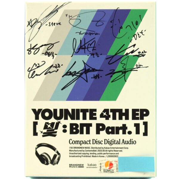 Younite - BIT Part. 1 [Tomorrow Ver.] 4th Mini Album Signed Promo CD 2023