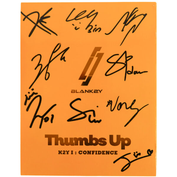 BLANK2Y - K2Y I : Confidence [Thumbs Up] Signed Album CD Promo 2022 Blankey 2