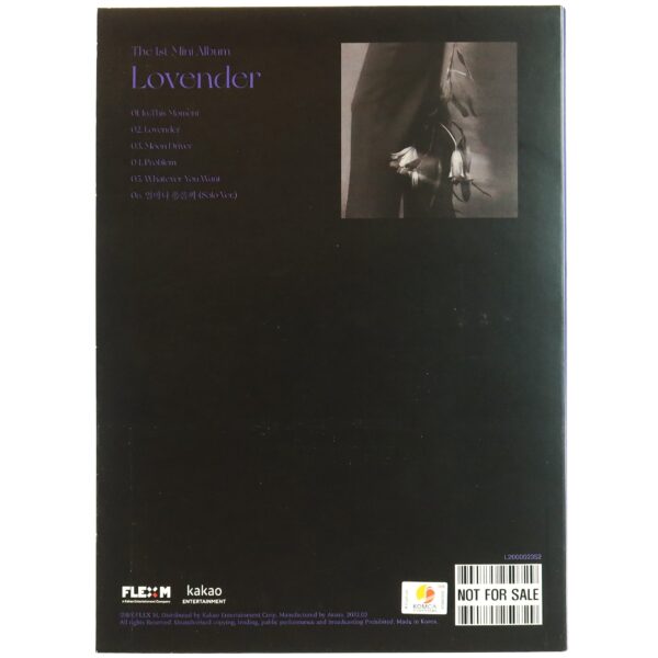 Han Seung Yun - Lovender 1st Mini Album Signed Promo CD Lunafly D82