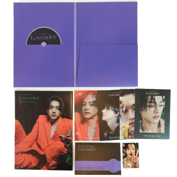 Han Seung Yun - Lovender 1st Mini Album Signed Promo CD Lunafly D82