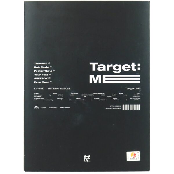Evnne - Target: Me 1st Mini Album Signed Autographed Promo CD 2025