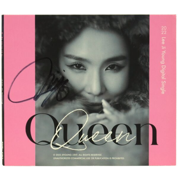 Lee Ji Young - Queen Digital Single Album Signed Promo CD 2022 Big Mama Jiyoung