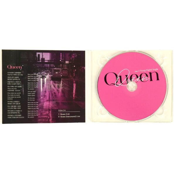 Lee Ji Young - Queen Digital Single Album Signed Promo CD 2022 Big Mama Jiyoung
