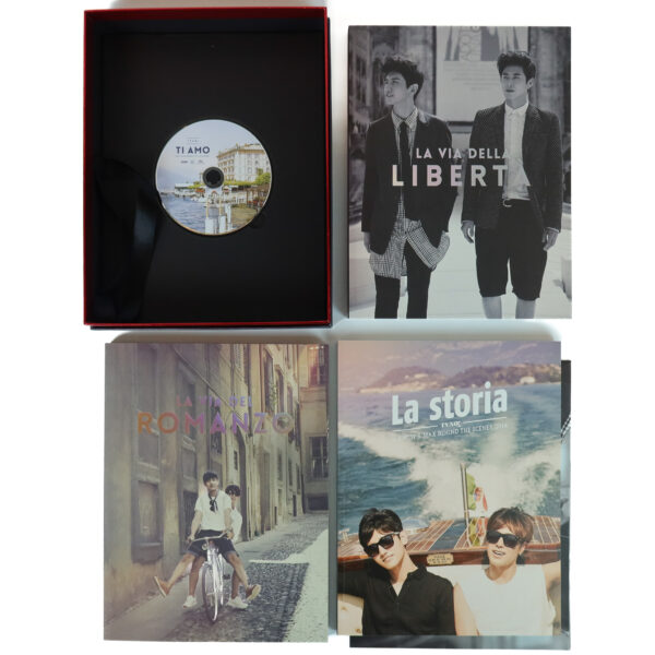TVXQ - Ti Amo Premium Photobook Set Poster DVD DBSK Tohoshinki