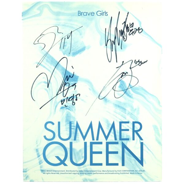 Brave Girls - Summer Queen 5th Mini Album Signed CD 2021