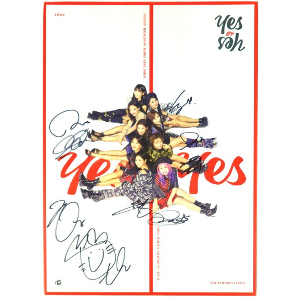 Twice - Yes or Yes 6th Mini Album Signed Autographed Promo CD 2018 [read]