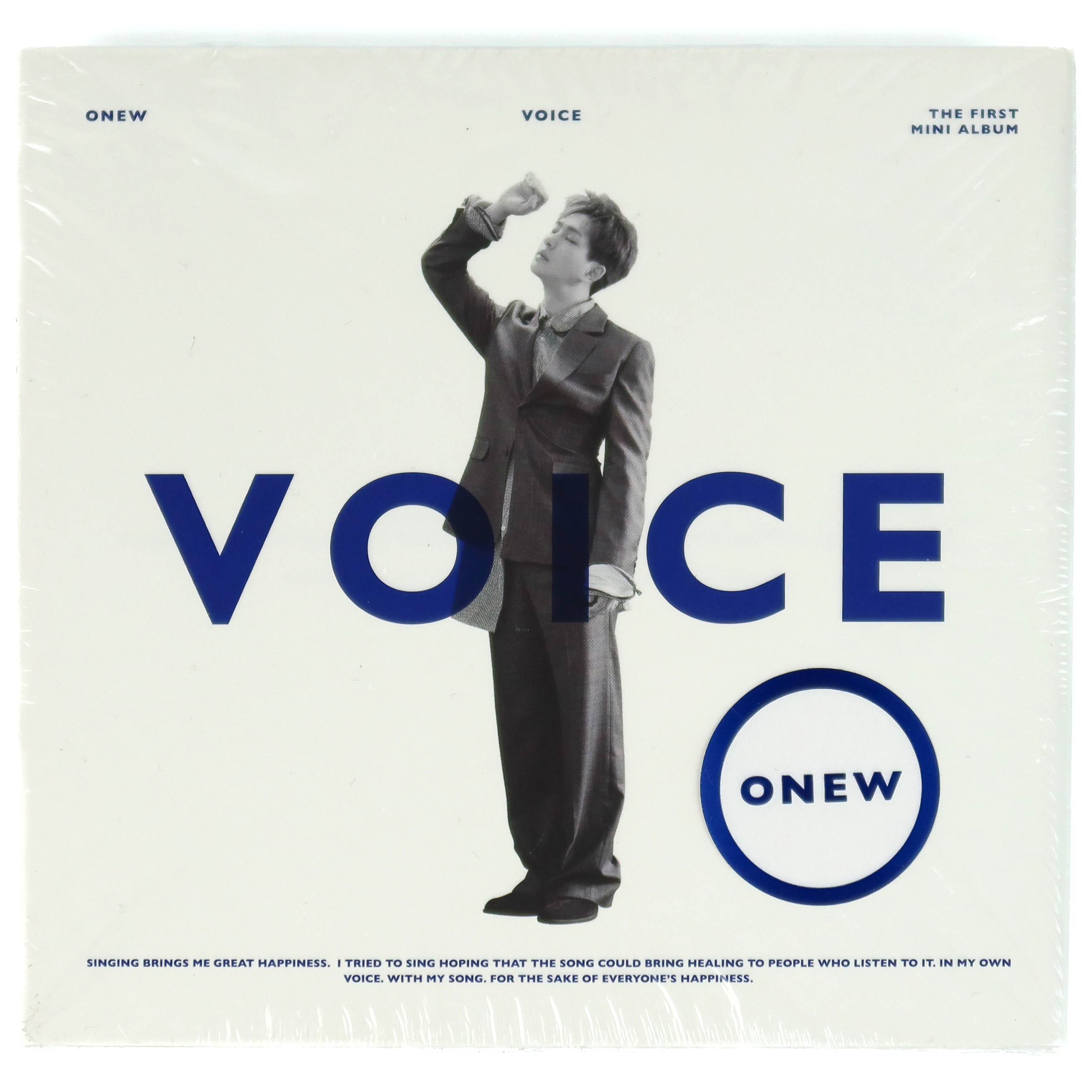 Onew - Voice [White Ver.] 1st Mini Album CD Sealed 2018 Shinee - Korea ...